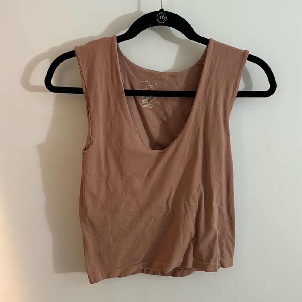 Free People Salmon Crop Top - Size M